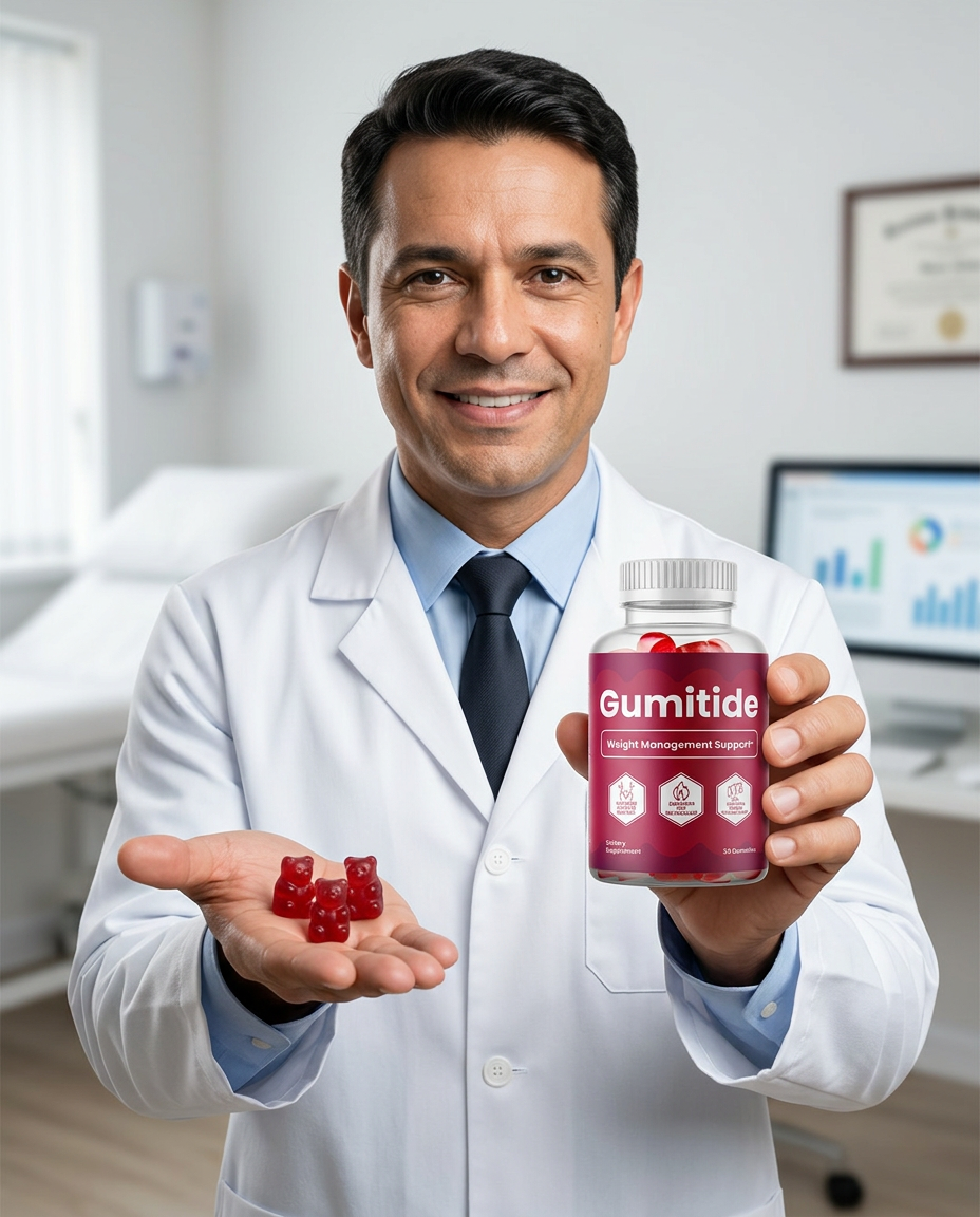 Healthcare professional reviewing Gumitide's ingredient panel